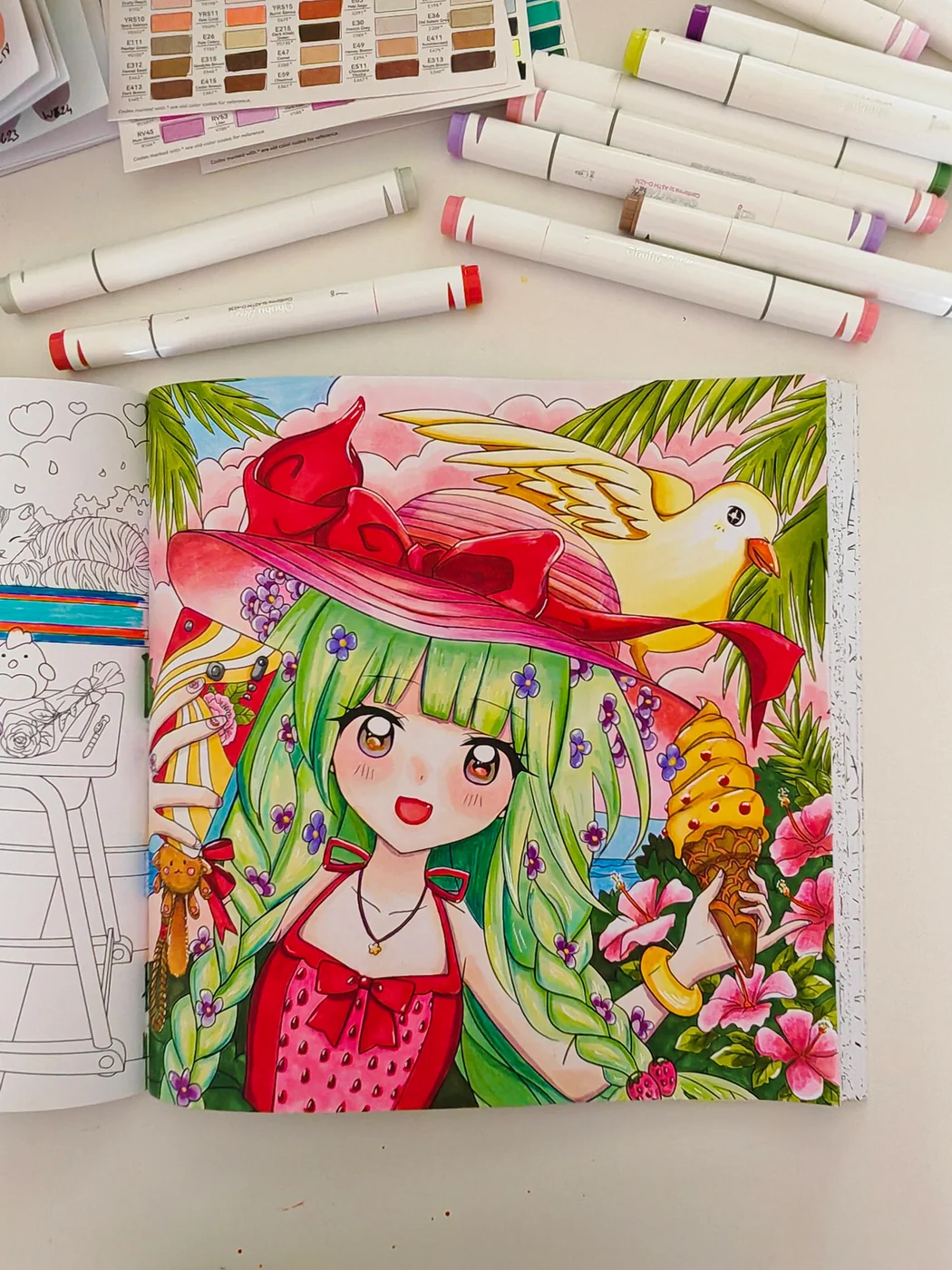 Guerrier manga colorisé — Mangamania