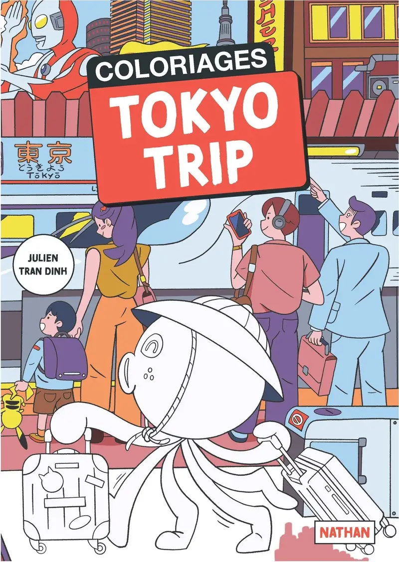 Jaquette du livre Tokyo Trip — tous les musts de la culture anime à colorier