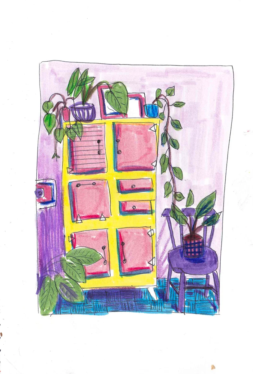 Croquis aux crayons