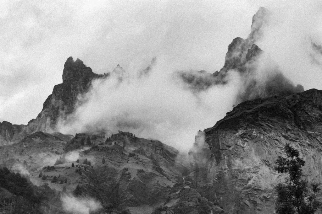 Sur la route des Alpes