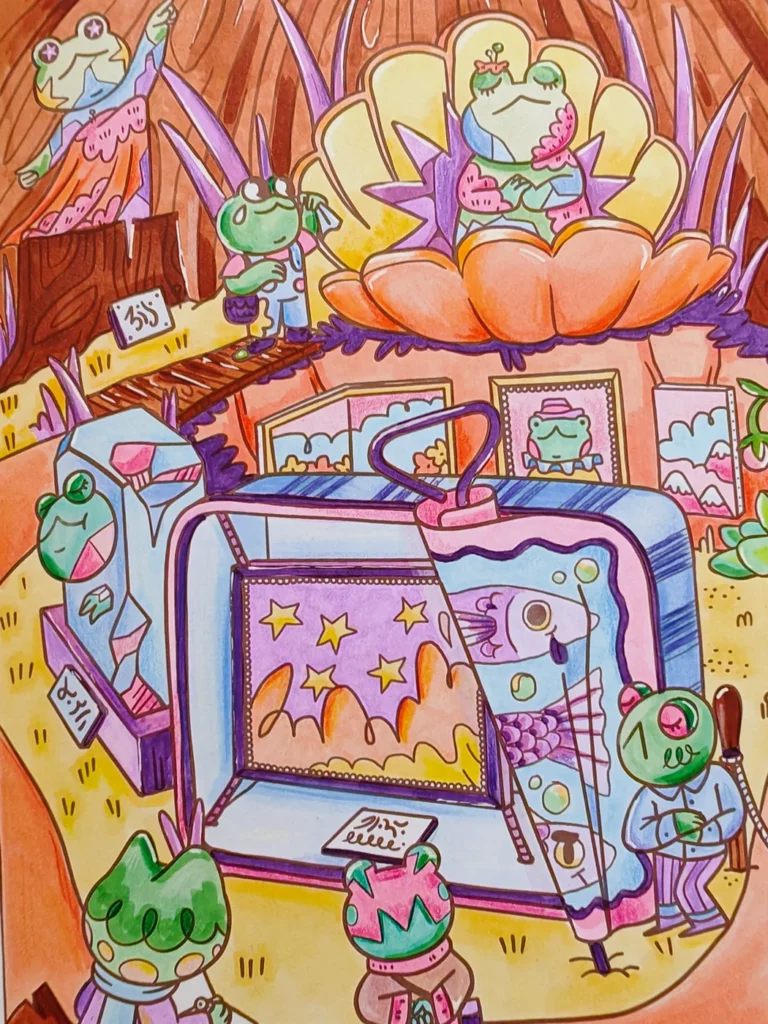 Les petites maisons des chats ou des grenouilles