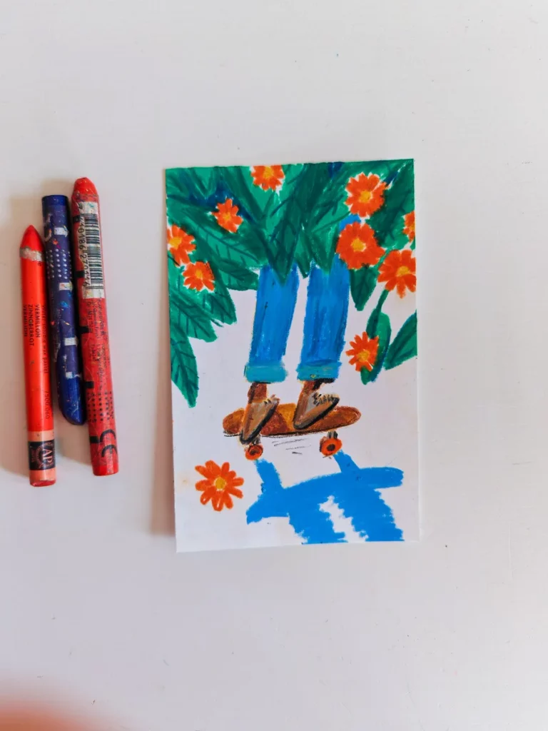 Petites cartes au Neocolor